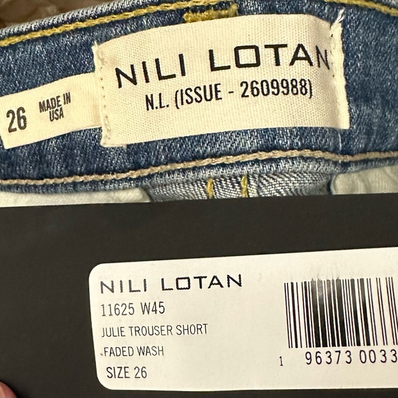 Nili Lotan Long Jean Shorts Women’s Julie Trouser Shorts - Picture 14 of 15